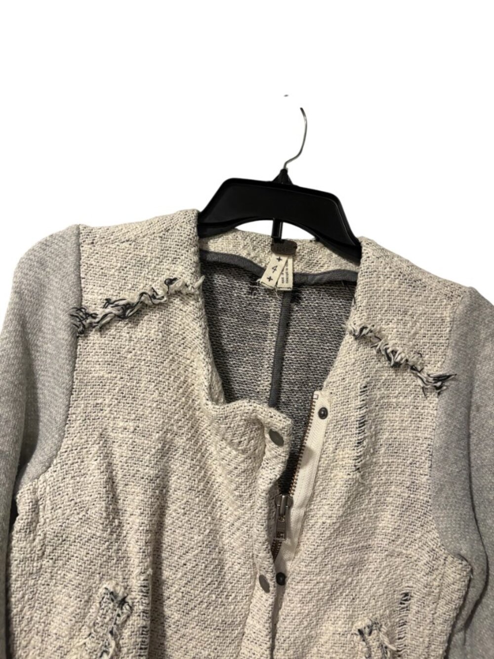 Free People Tweed Moto Jacket - Picture 6 of 9